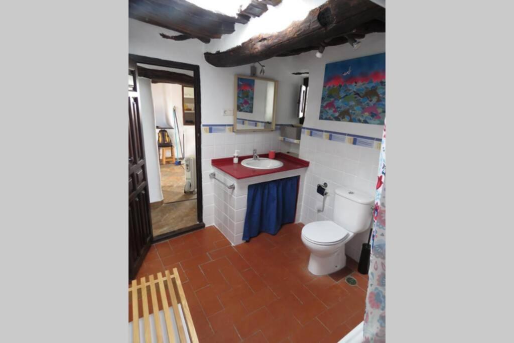 Casa La Solea. Vistas Al Pueblo Y La Sierra Villa Bubión Buitenkant foto
